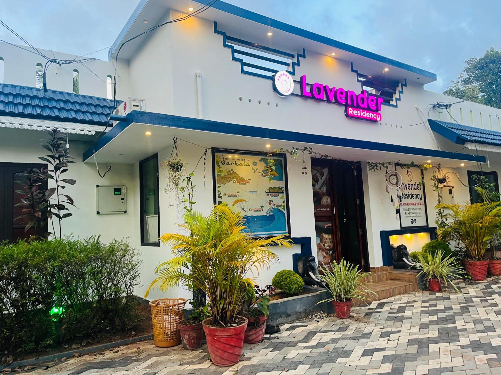 مبيت وإفطار فاركَالا Lavender Residency المظهر الخارجي الصورة